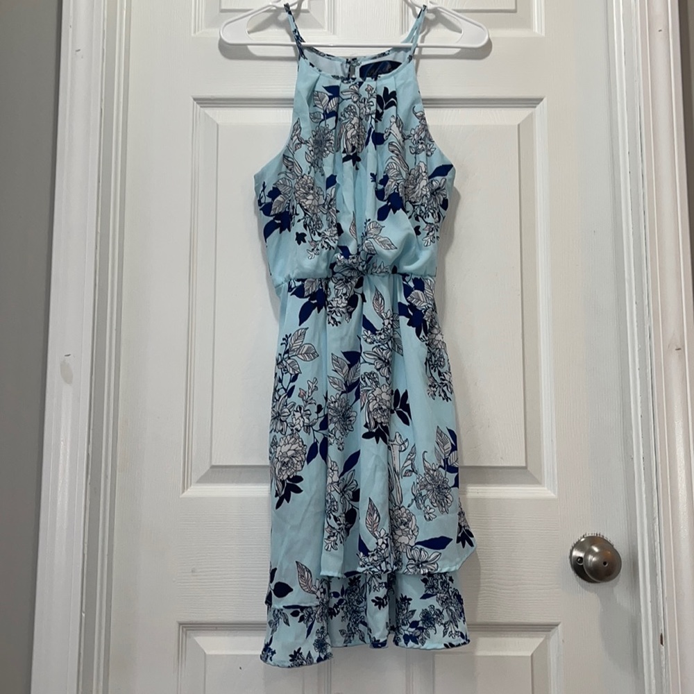 Light Blue Floral Dress